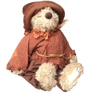 Boyd's Bears Cornelius McPunkin Scarecrow Bear - NWT